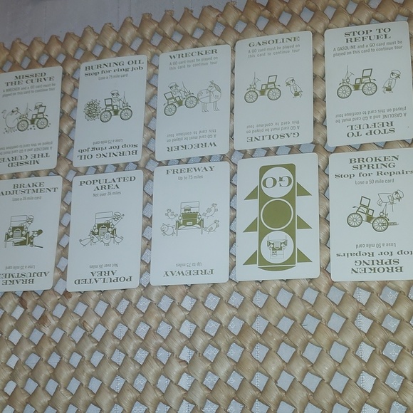 VTG 1965 Touring Automobile Card Game - Picture 10 of 13